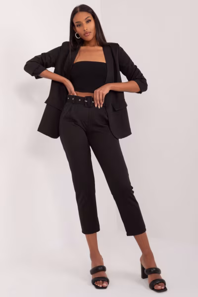 Spodnie Damskie Model TW-SP-BI-22880-2.47 Black - Och Bella — zdjęcie 1