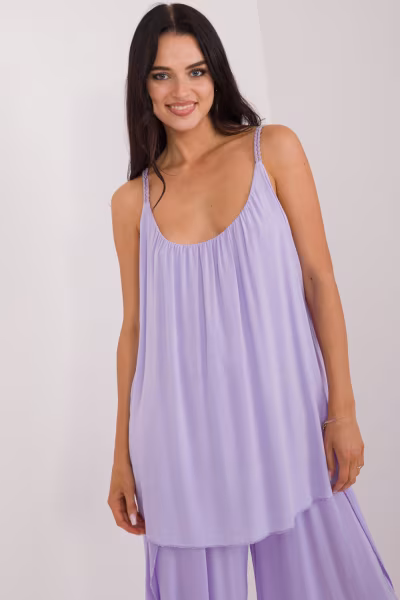 Koszulka Top Model TW-TP-BI-3025.13 Light Violet - Och Bella — zdjęcie 1