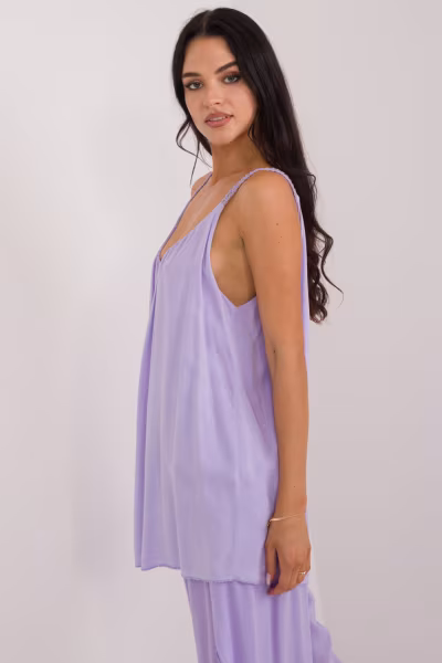 Koszulka Top Model TW-TP-BI-3025.13 Light Violet - Och Bella — zdjęcie 2