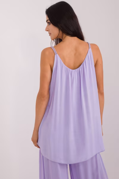 Koszulka Top Model TW-TP-BI-3025.13 Light Violet - Och Bella — zdjęcie 3