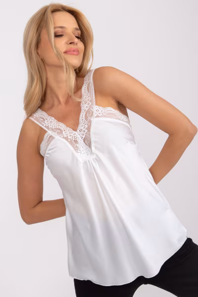 Koszulka Top Model TW-TP-BI-1322-1.36 White - Och Bella — zdjęcie 2