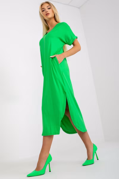 Sukienka Model TW-SK-OB031.11 Green - Och Bella — zdjęcie 2
