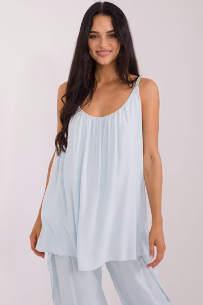 Koszulka Top Model TW-TP-BI-3025.13 Light Blue - Och Bella — zdjęcie 1