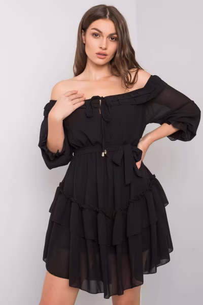 Sukienka Model TW-SK-BI-0931.40P Black - Och Bella — zdjęcie 1