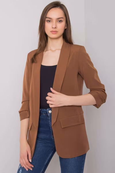 Żakiet Model TW-ZT-BI-22520.14 Brown - Och Bella — zdjęcie 1
