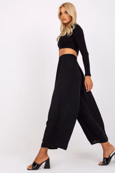 Spodnie Damskie Model TW-SP-BI-82353.39 Black - Och Bella — zdjęcie 2