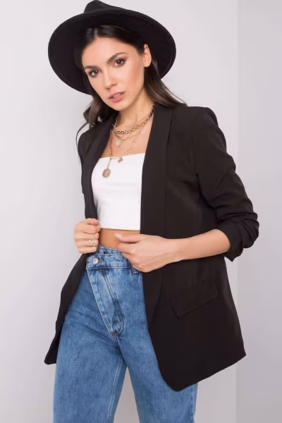 Żakiet Model TW-ZT-BI-22520.14 Black - Och Bella — zdjęcie 1