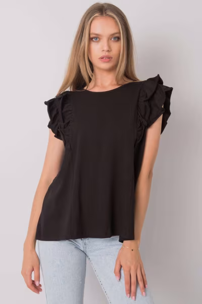 Bluzka Model TW-BZ-OB023.18P Black - Och Bella — zdjęcie 1