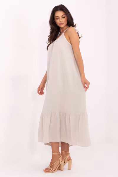 Sukienka Model TW-SK-BI-12-1197.98 Light Beige - Och Bella — zdjęcie 2
