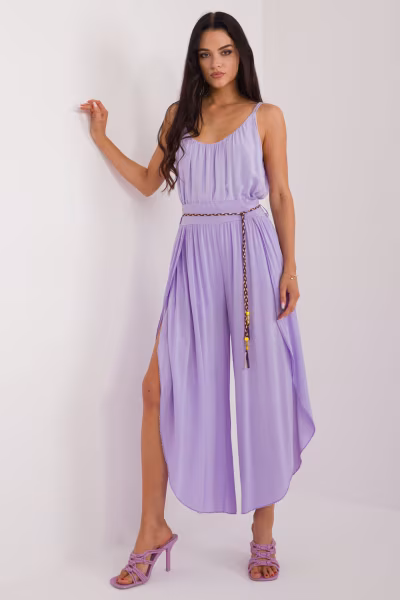 Spodnie Damskie Model TW-SP-BI-81378.24P Light Violet - Och Bella — zdjęcie 1