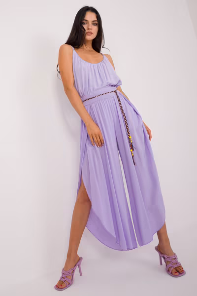 Spodnie Damskie Model TW-SP-BI-81378.24P Light Violet - Och Bella — zdjęcie 2