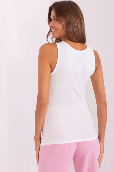 Koszulka Top Model TW-TP-OB060.05P Ecru - Och Bella — zdjęcie 3