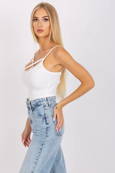 Koszulka Top Model TW-TP-OB032.50 White - Och Bella — zdjęcie 2