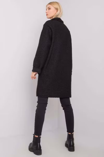 Płaszcz Damski Model TW-PL-BI-21717.40P Black - Och Bella — zdjęcie 2