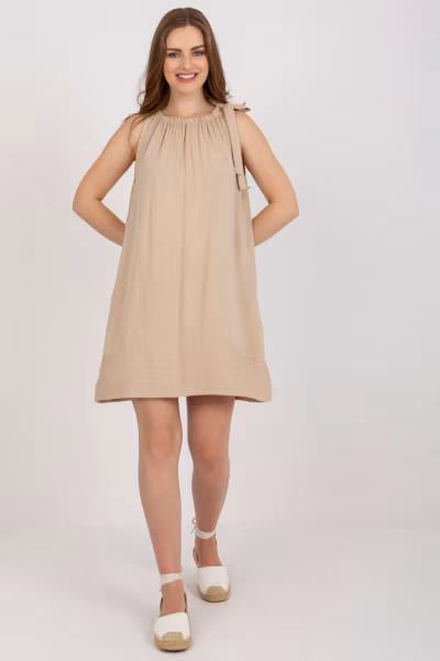 Sukienka Model TW-SK-BI-89923.29 Beige - Och Bella — zdjęcie 1