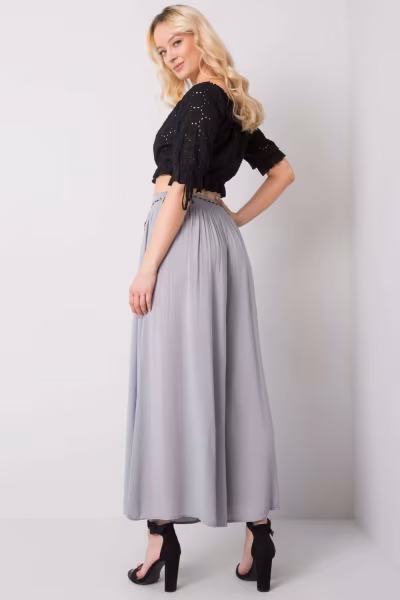 Spodnie Damskie Model TW-SP-BI-81733.14 Grey - Och Bella — zdjęcie 3