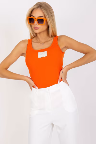 Koszulka Top Model TW-TP-OB027.39 Orange - Och Bella — zdjęcie 1