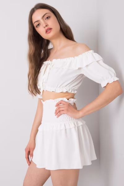 Bluzka Model TW-TP-BI-26718.46 White - Och Bella — zdjęcie 2