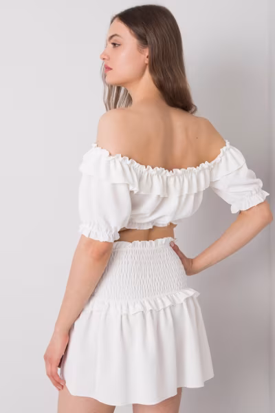 Bluzka Model TW-TP-BI-26718.46 White - Och Bella — zdjęcie 3