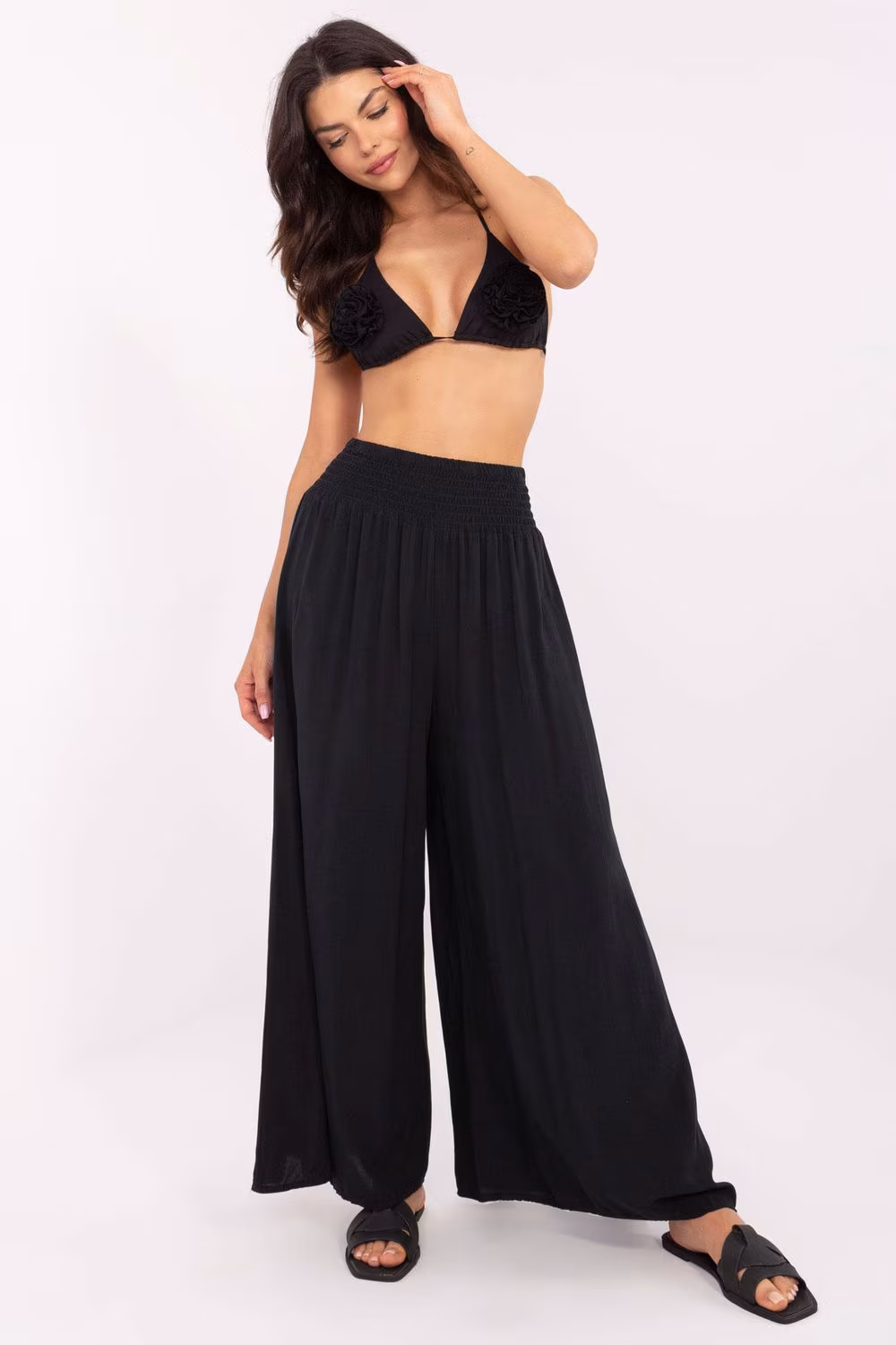 Spodnie Damskie Model TW-SP-BI-3069.94 Black - Och Bella