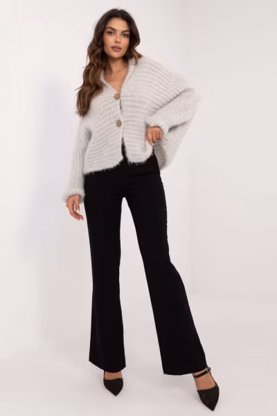 Sweter Damski Model TW-SW-BI-25002.88P Light Grey - Och Bella — zdjęcie 2