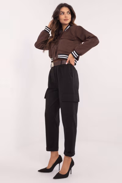 Spodnie Damskie Model TW-SP-BI-6-1313.47 Black - Och Bella — zdjęcie 2