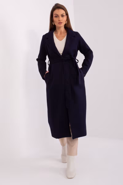 Płaszcz Damski Model TW-PL-BI-5312-1.31 Navy - Och Bella — zdjęcie 1