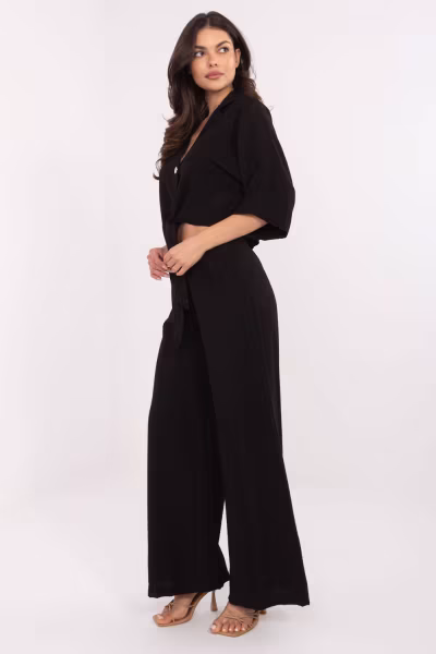 Spodnie Komplet Model TW-KMPL-BI-2469-1.61 Black - Och Bella — zdjęcie 2