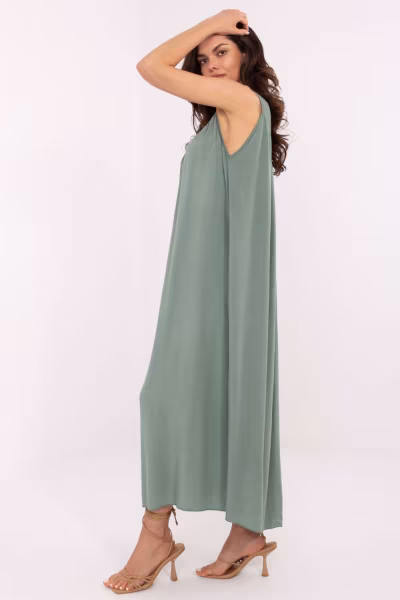 Sukienka Model TW-SK-BI-L0125.52 Khaki - Och Bella — zdjęcie 2