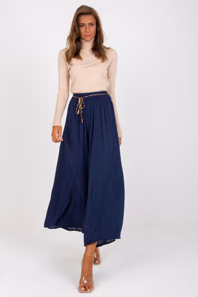 Spodnie Damskie Model TW-SP-BI-81733.14 Navy - Och Bella — zdjęcie 1