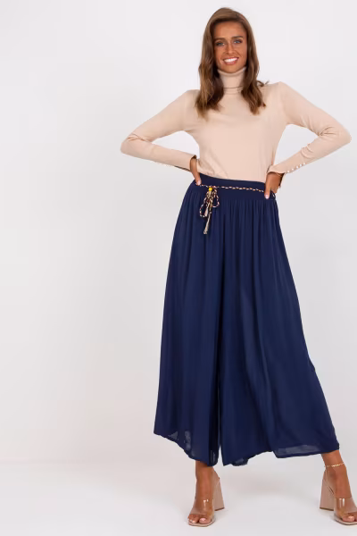 Spodnie Damskie Model TW-SP-BI-81733.14 Navy - Och Bella — zdjęcie 2