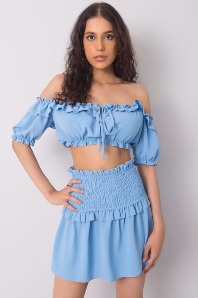 Bluzka model TW-TP-BI-26718.46 Blue - Och Bella — zdjęcie 2