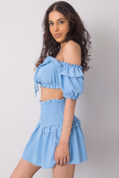 Bluzka model TW-TP-BI-26718.46 Blue - Och Bella — zdjęcie 3
