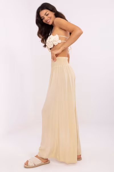 Spodnie Damskie Model TW-SP-BI-3069.94 Beige - Och Bella — zdjęcie 2