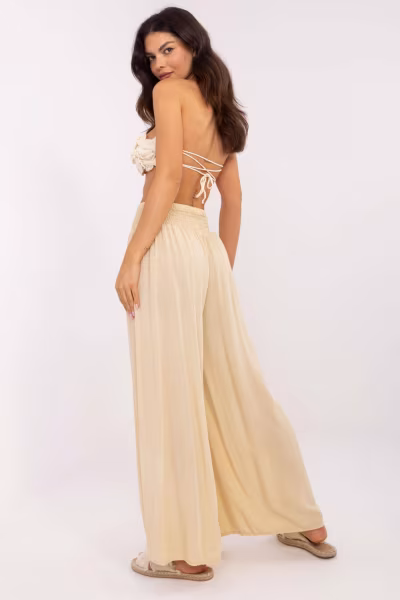 Spodnie Damskie Model TW-SP-BI-3069.94 Beige - Och Bella — zdjęcie 3