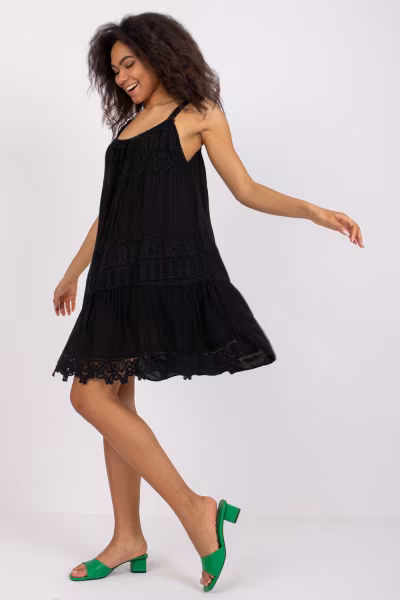 Sukienka Model TW-SK-BI-81593.28 Black - Och Bella — zdjęcie 2