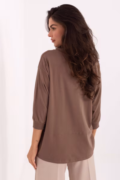 Bluzka Model RV-BZ-A785.58 Brown - Relevance — zdjęcie 3