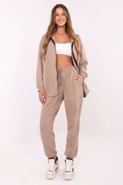 Spodnie Komplet Model RV-KMPL-A881.15 Dark Beige - Relevance — zdjęcie 1