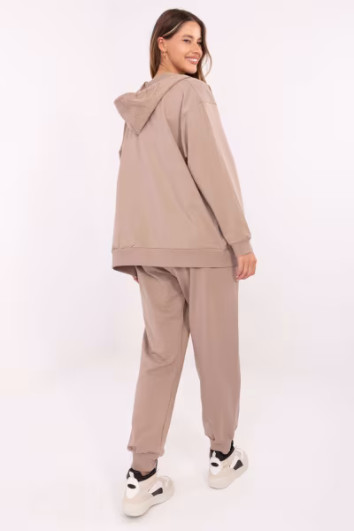 Spodnie Komplet Model RV-KMPL-A881.15 Dark Beige - Relevance — zdjęcie 3