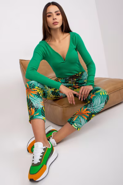 Spodnie Dresowe Model RV-DR-7956.31 Green - Relevance — zdjęcie 2
