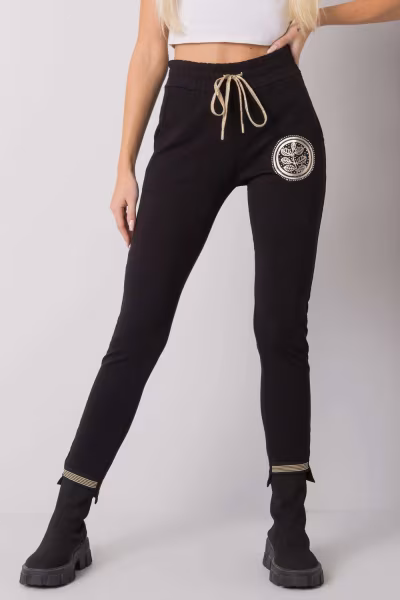 Spodnie Dresowe Model RV-DR-7013.14P Black - Relevance — zdjęcie 1