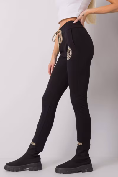 Spodnie Dresowe Model RV-DR-7013.14P Black - Relevance — zdjęcie 3