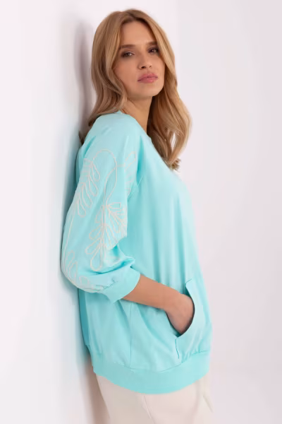 Bluza Damska Model RV-BZ-A367.26 Mint - Relevance — zdjęcie 2