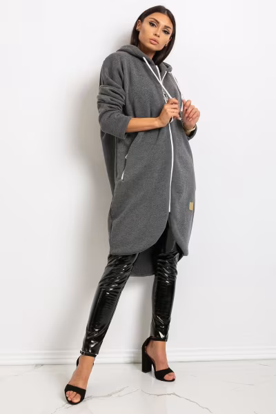 Bluza Damska Model RV-BL-4742.20P Dark Grey - Relevance — zdjęcie 2