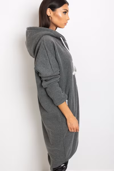 Bluza Damska Model RV-BL-4742.20P Dark Grey - Relevance — zdjęcie 3