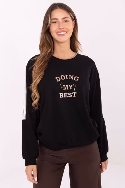 Bluza Damska Model RV-BL-A942.62 Black - Relevance — zdjęcie 1