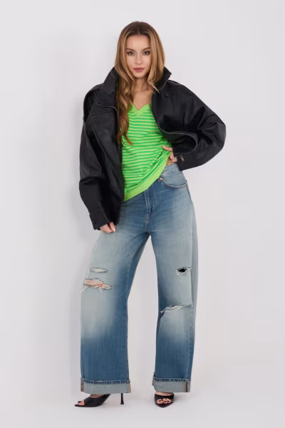 Tshirt Damski Model RV-TS-A1124.90 Light Green - Relevance — zdjęcie 2