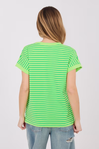Tshirt Damski Model RV-TS-A1124.90 Light Green - Relevance — zdjęcie 3