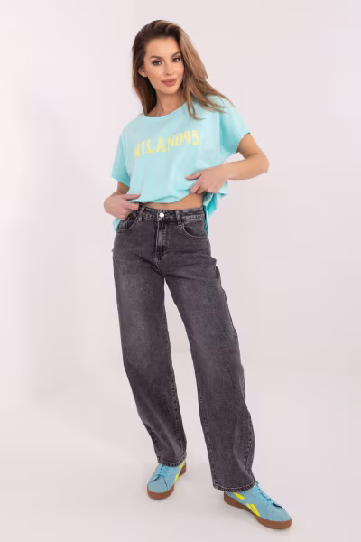 Tshirt Damski Model RV-TS-A1206.84 Mint - Relevance — zdjęcie 2