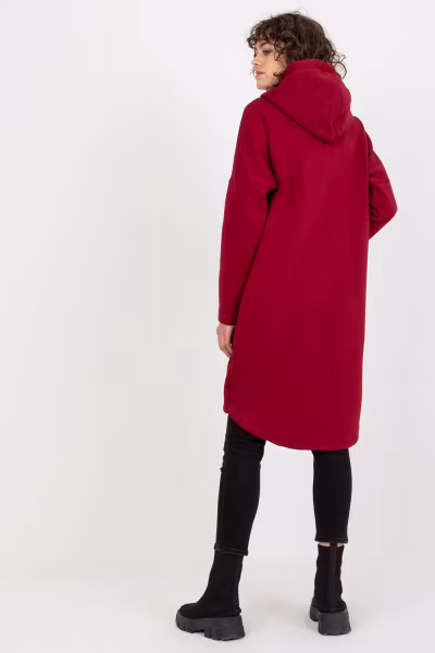 Bluza Damska Model RV-BL-4742.20P Bordo - Relevance — zdjęcie 3